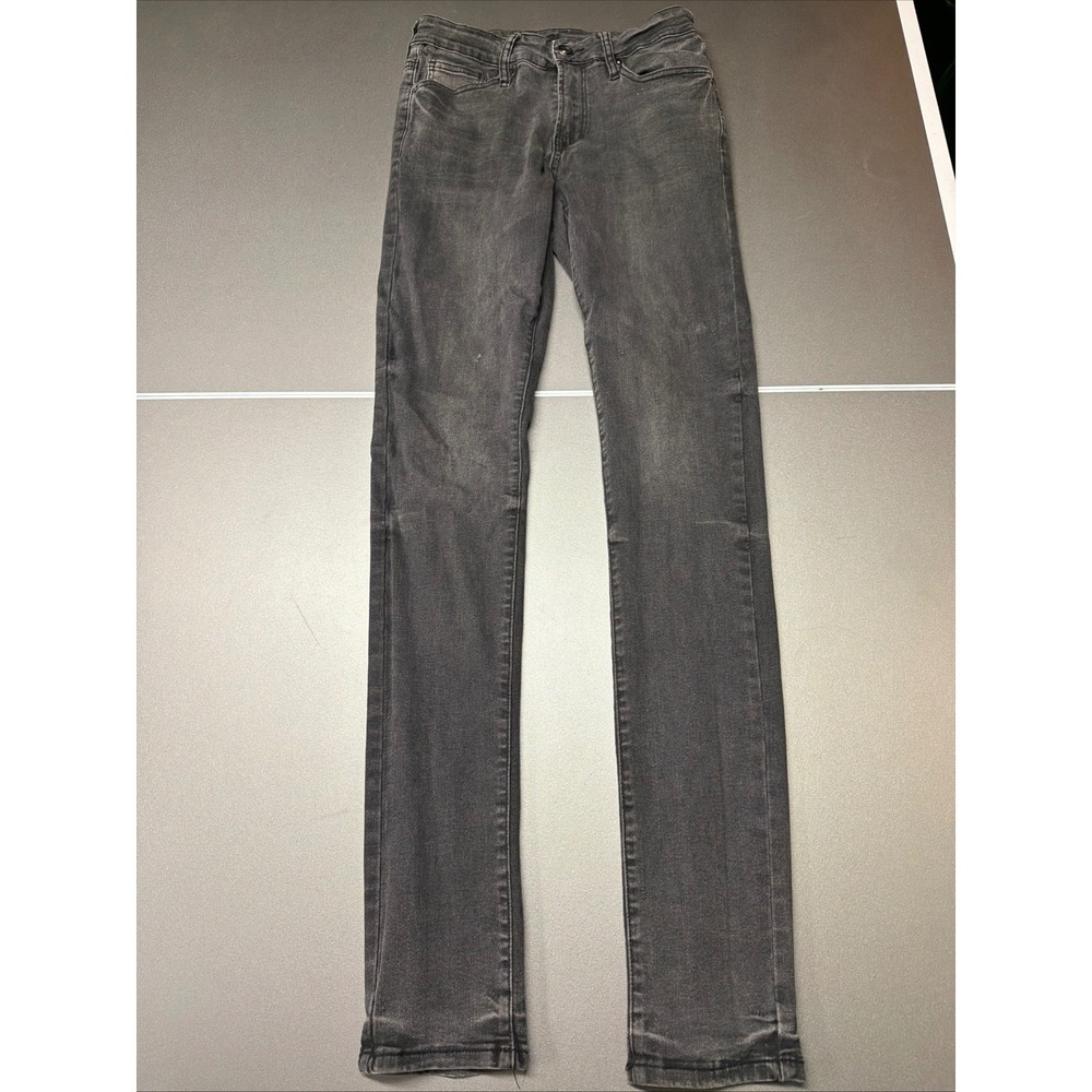 Rue21 Men's Jeans Size 30x32 Stacked Skinny Supreme Flex‎ Gray/Black Denim